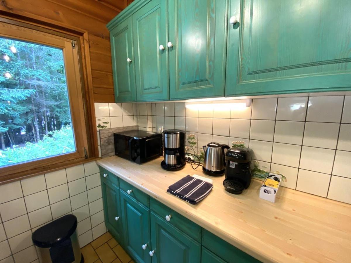 Le Fishing Lodge Chalet En Bois Avec Bain Nordique La Bresse Exterior foto