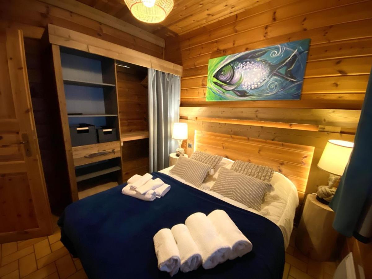 Le Fishing Lodge Chalet En Bois Avec Bain Nordique La Bresse Exterior foto